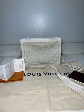 Louis Vuitton Ivory Monogram Soft Trunk Crossbody Bag